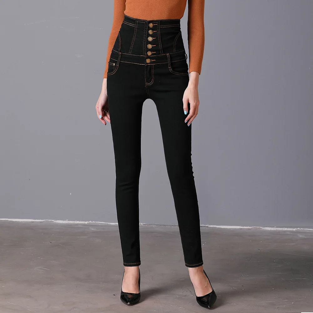 High Waist New Jeans Women Wear Fat Large Size 4xl Thin Pencil Pants Denim Black Blue Grey Jeans
High Waist New Jeans Women Wear Fat Large Size 4xl Thin Pencil Pants Denim Black Blue Grey Jeans