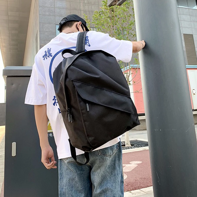 Simple Backpack Youth Student Rugged Backpack Large Capacity Unisex Bag Cool Couple Black Red Bag Unique 
Simple Backpack Youth Student Rugged Backpack Large Capacity Unisex Bag Cool Couple Black Red Bag Unique