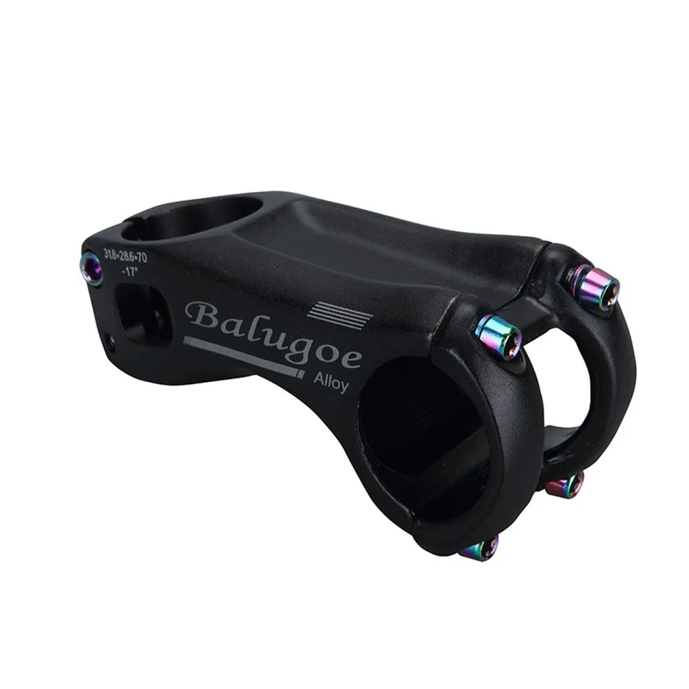 BALUGO 17°Degree Aluminum Bicycle Stem MTB Road Bike Handle Bar Stem Aluminum Alloy 31.8 X 70/ 90MM Bicycle Stem Bicicleta
BALUGO 17°Degree Aluminum Bicycle Stem MTB Road Bike Handle Bar Stem Aluminum Alloy 31.8 X 70/ 90MM Bicycle Stem Bicicleta