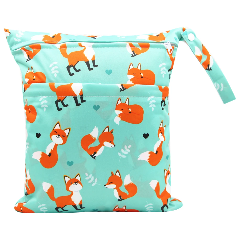 Asenappy Wet Dry Bag With Two Zippered Baby Diaper Bag Nappy Bag Waterproof Reusable Washable 30*36cm
Asenappy Wet Dry Bag With Two Zippered Baby Diaper Bag Nappy Bag Waterproof Reusable Washable 30*36cm