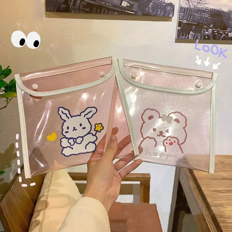New Arrival Cute Rabbit Transparent PVC Storage Bag Pencil Case Makeups Storage Bag Korean School Office Stationery Supplies
New Arrival Cute Rabbit Transparent PVC Storage Bag Pencil Case Makeups Storage Bag Korean School Office Stationery Supplies