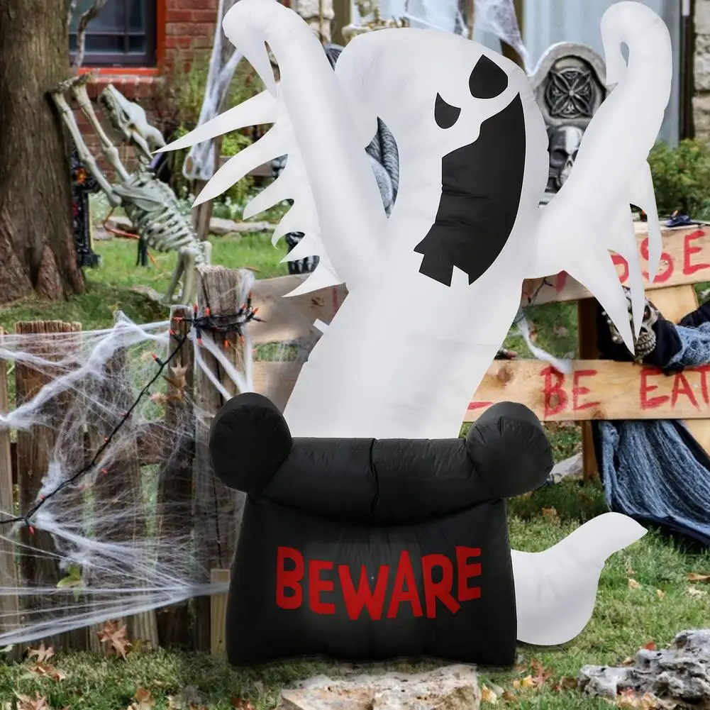 180cm 3D Halloween Decorations Inflatable Beware Ghost Garden Lawn Yard Scary Props Halloween Walkway Floor Door Decoration
180cm 3D Halloween Decorations Inflatable Beware Ghost Garden Lawn Yard Scary Props Halloween Walkway Floor Door Decoration