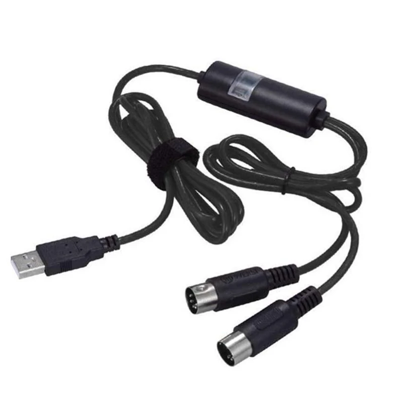 Электрический барабан для пианино с USB на 2 миди интерфейса переходник кабелем ПК