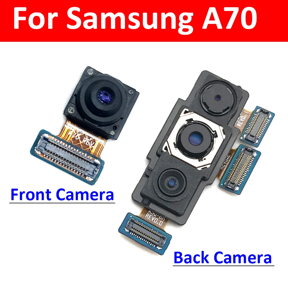 Для Samsung A70 A705 A705F задняя большая камера гибкий кабель основной модуль камеры