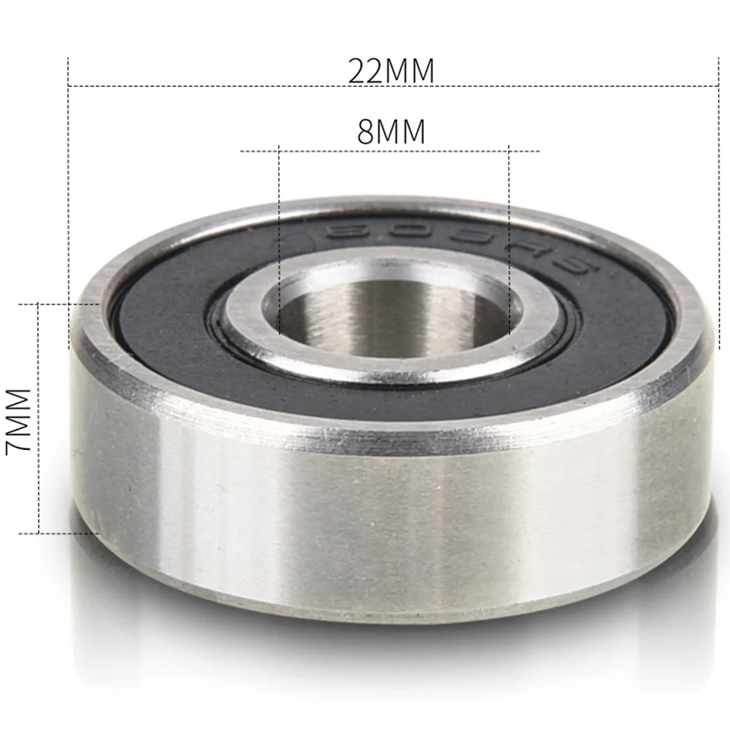 10pcs 608-2RS Chrome Steel Bearings High-quality Rubber Sealed Miniature Ball Bearings Deep Groove Tool For Skateboards Scooters
10pcs 608-2RS Chrome Steel Bearings High-quality Rubber Sealed Miniature Ball Bearings Deep Groove Tool For Skateboards Scooters