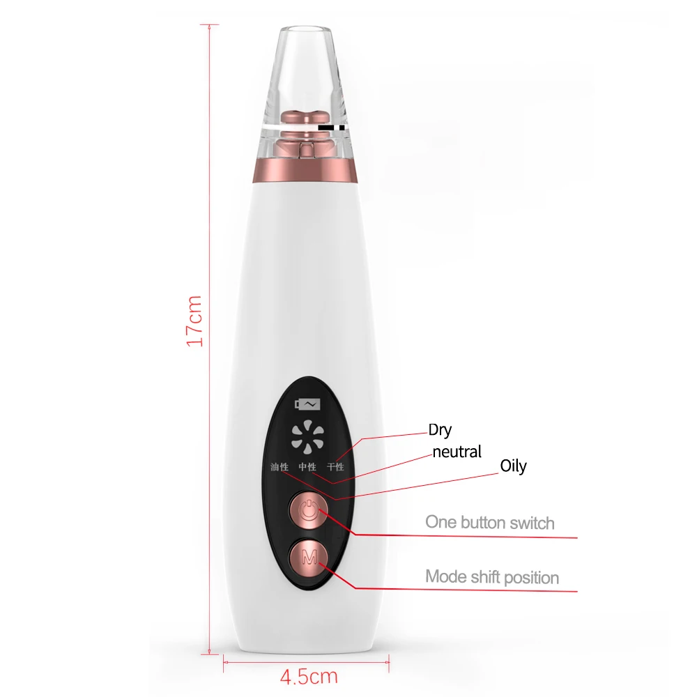 Pore Cleaner Blackhead Remover Vacuum Electric Deep Face Clean Skin Care Tools Machine Ance Remover Dropshipping Beauty Tool
Pore Cleaner Blackhead Remover Vacuum Electric Deep Face Clean Skin Care Tools Machine Ance Remover Dropshipping Beauty Tool