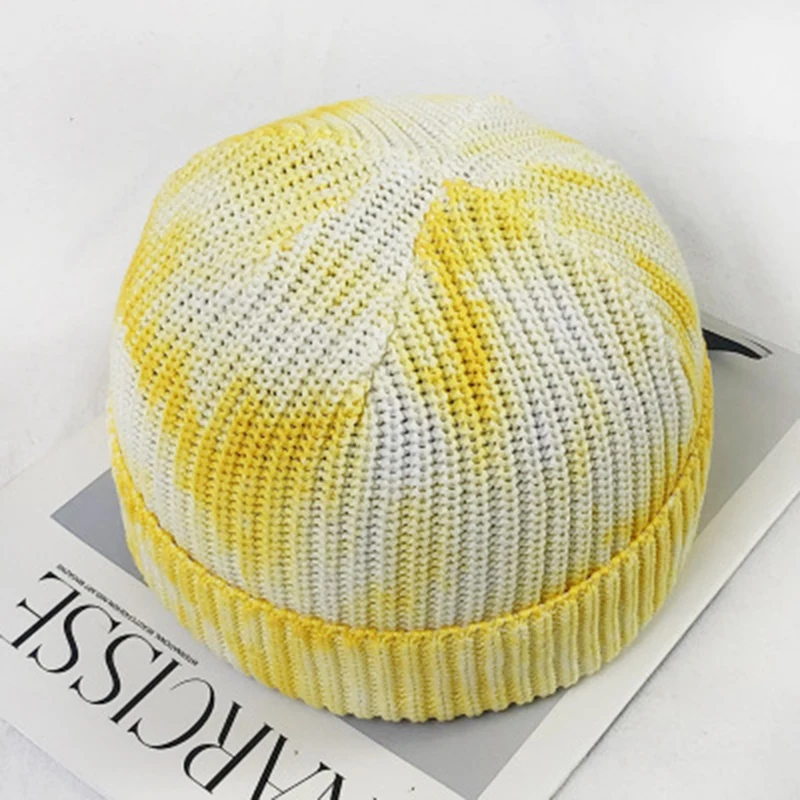 Autumn Winter Tie-Dye Women's Knitted Cap Men's Beanies Hip-Hop Trendy Gradient Retro Boundless Loose Melon DouDou Hats A65
Autumn Winter Tie-Dye Women's Knitted Cap Men's Beanies Hip-Hop Trendy Gradient Retro Boundless Loose Melon DouDou Hats A65