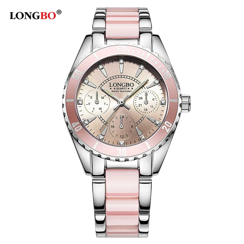 Longbo Brand Fashion Watch Women Luxury Ceramic And Alloy Bracelet Wristwatch Quartz Wrist Watches for Kinds Girls Gifts Relogio
Longbo Brand Fashion Watch Women Luxury Ceramic And Alloy Bracelet Wristwatch Quartz Wrist Watches for Kinds Girls Gifts Relogio