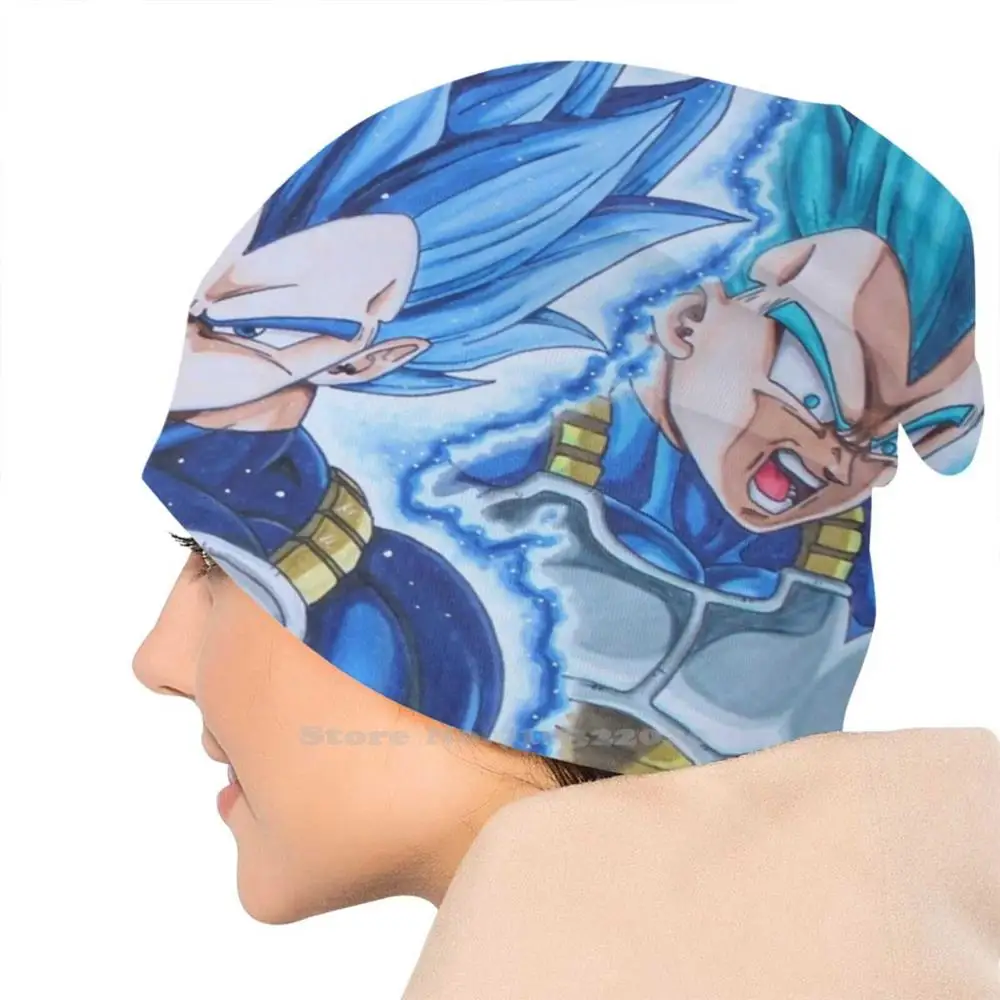 Вязаная Шапка-бини Vegeta спортивная шапка эволюция Вегета Ssj Гоку Гохан бардок