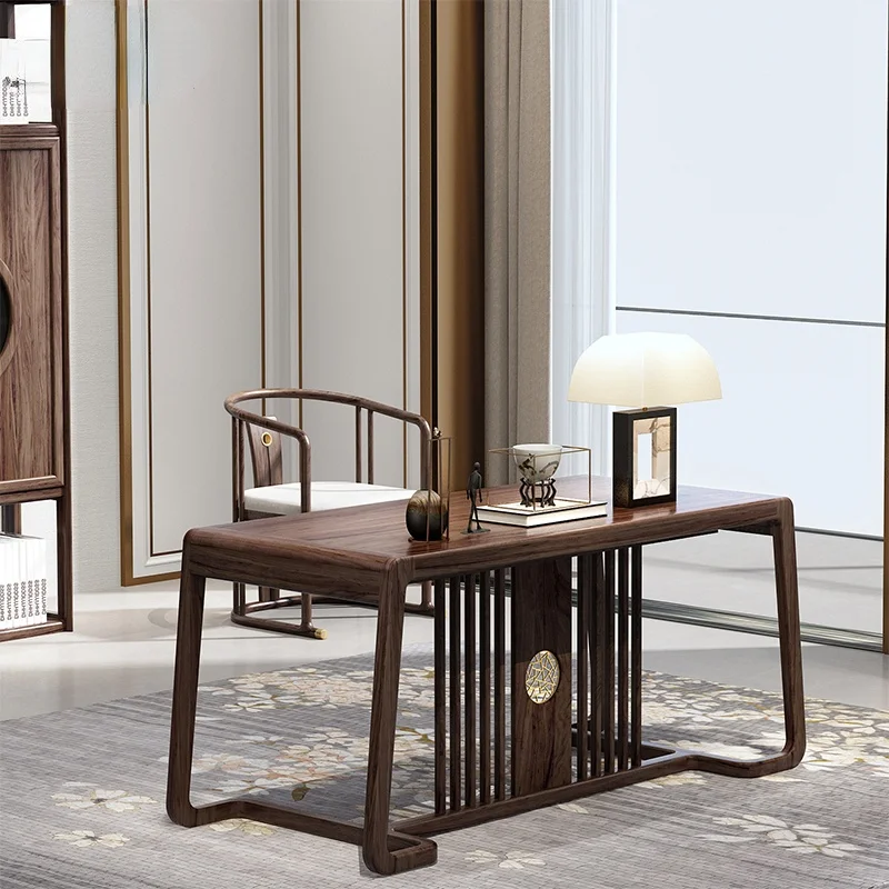 TT New Chinese Style Solid Wood Desk Modern Simple and Light Luxury Ugyen Wood Study Furniture Writing Desk Office Calligraphy
TT New Chinese Style Solid Wood Desk Modern Simple and Light Luxury Ugyen Wood Study Furniture Writing Desk Office Calligraphy