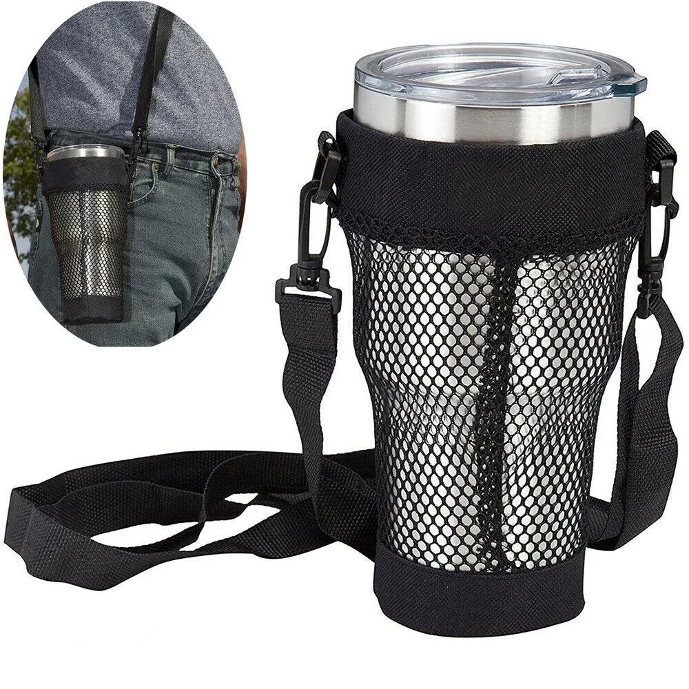 1pc Shoulder Carrier Mug Holder Bag Mesh Net Bag Portable Water Bottle Cup Carry Pouch For Outdoor Hiking Camping
1pc Shoulder Carrier Mug Holder Bag Mesh Net Bag Portable Water Bottle Cup Carry Pouch For Outdoor Hiking Camping