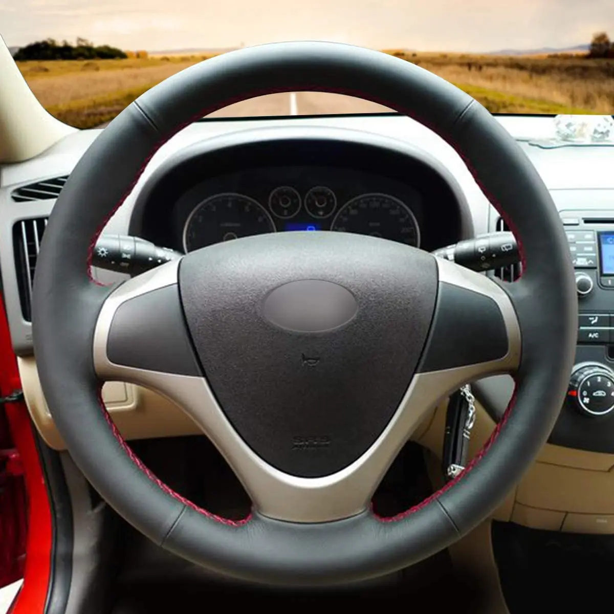 Чехол рулевого колеса из искусственной кожи для Hyundai i30 2009-2011 Elantra Touring 2010-2012
Чехол рулевого колеса из искусственной кожи для Hyundai i30 2009-2011 Elantra Touring 2010-2012