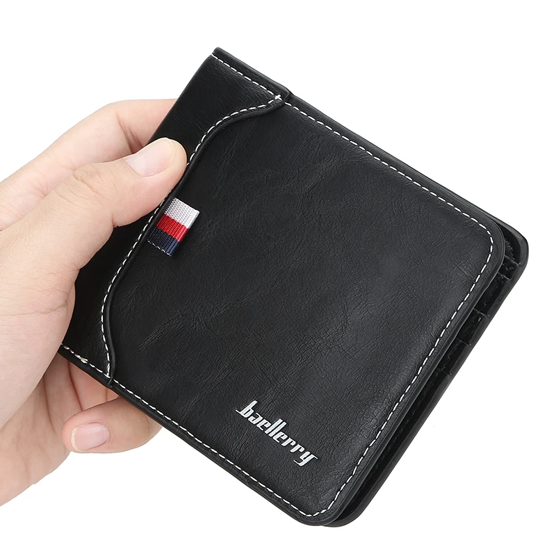 Men's leather wallet, high-quality coin purse, multi-card position, three-fold coin purse, youth horizontal wallet, card case
Men's leather wallet, high-quality coin purse, multi-card position, three-fold coin purse, youth horizontal wallet, card case