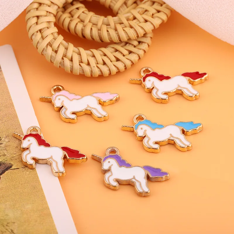 10-100pcs Charms Lovely Unicorn Cute Pendants Making DIY Handmade Finding For Keychain Necklace Oil Dripping Jewelry
10-100pcs Charms Lovely Unicorn Cute Pendants Making DIY Handmade Finding For Keychain Necklace Oil Dripping Jewelry