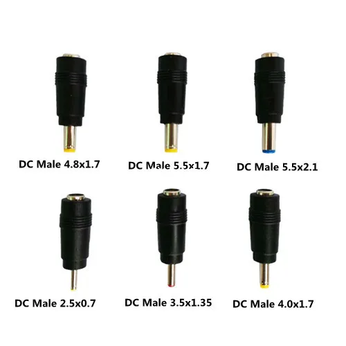 50Pcs Female 5.5*2.5mm To Male DC Power Plug Header Adapter, 2.5*0.7mm,3.5*1.35mm,4.0*1.7mm,4.8*1.7mm,5.5*1.7mm,5.5*2.1mm
50Pcs Female 5.5*2.5mm To Male DC Power Plug Header Adapter, 2.5*0.7mm,3.5*1.35mm,4.0*1.7mm,4.8*1.7mm,5.5*1.7mm,5.5*2.1mm