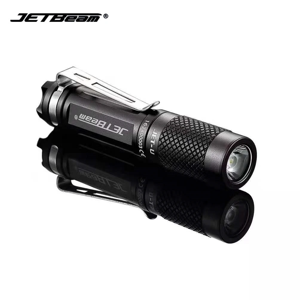 

JETBeam JET-U LED Flashlight 135 Lumen Use CREE xp-G2 Led Strobe 3 LightIng Modes Mini EDC Keychain Light For Outdoor