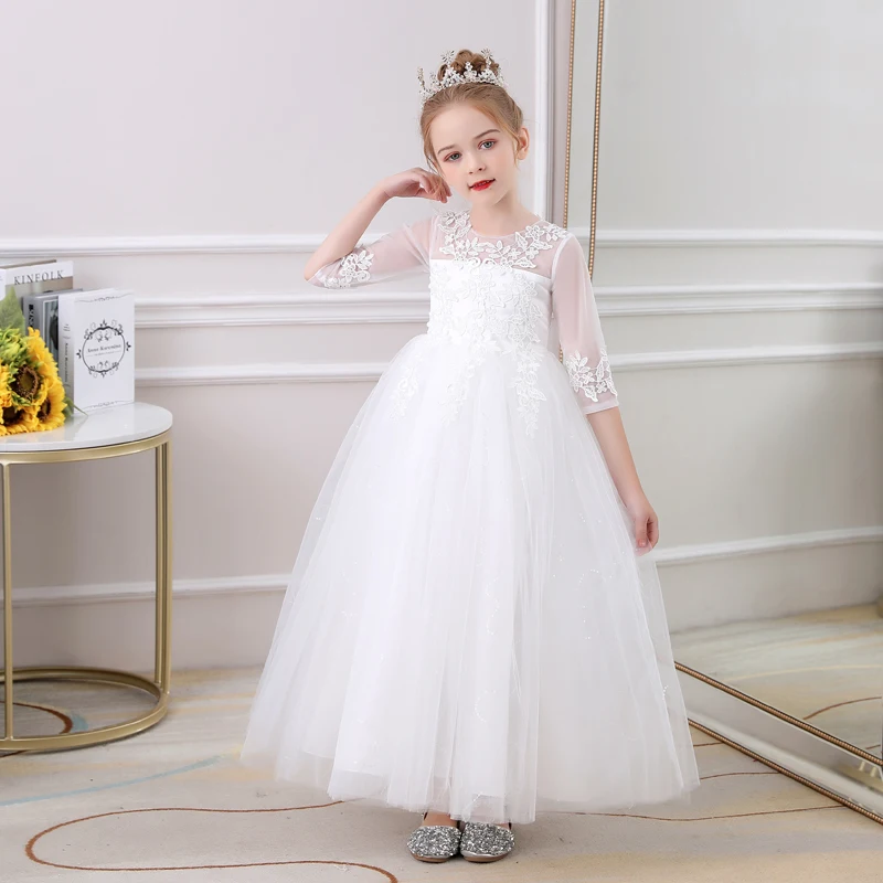 Flower Girl Party Princess Bridesmaid Dress For Wedding Birthday Gown First Holy Communion Prom Dresses Children Kids Clothes
Flower Girl Party Princess Bridesmaid Dress For Wedding Birthday Gown First Holy Communion Prom Dresses Children Kids Clothes