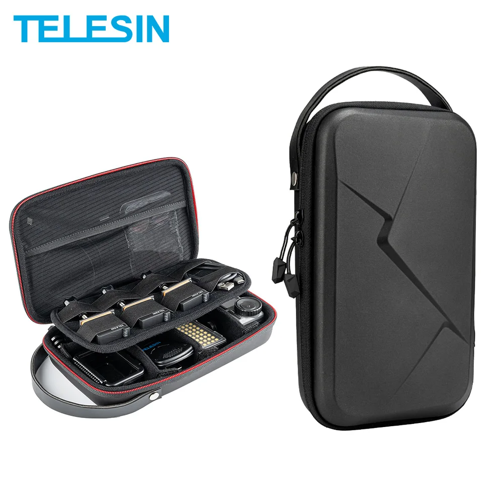 TELESIN Carring Storage Bag Waterproof Case Adjustable Space For GoPro Hero 9 MAX 8 7 6 Insta360 Osmo Action Camera Accessories
TELESIN Carring Storage Bag Waterproof Case Adjustable Space For GoPro Hero 9 MAX 8 7 6 Insta360 Osmo Action Camera Accessories