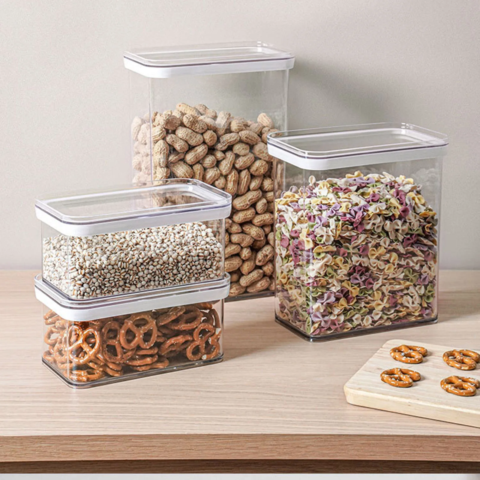 Storage Box Moisture Proof Storage Box Plastic Food Sealed Cans Safe Storage Translucent High Capacity Kitchen Food Containers
Storage Box Moisture Proof Storage Box Plastic Food Sealed Cans Safe Storage Translucent High Capacity Kitchen Food Containers