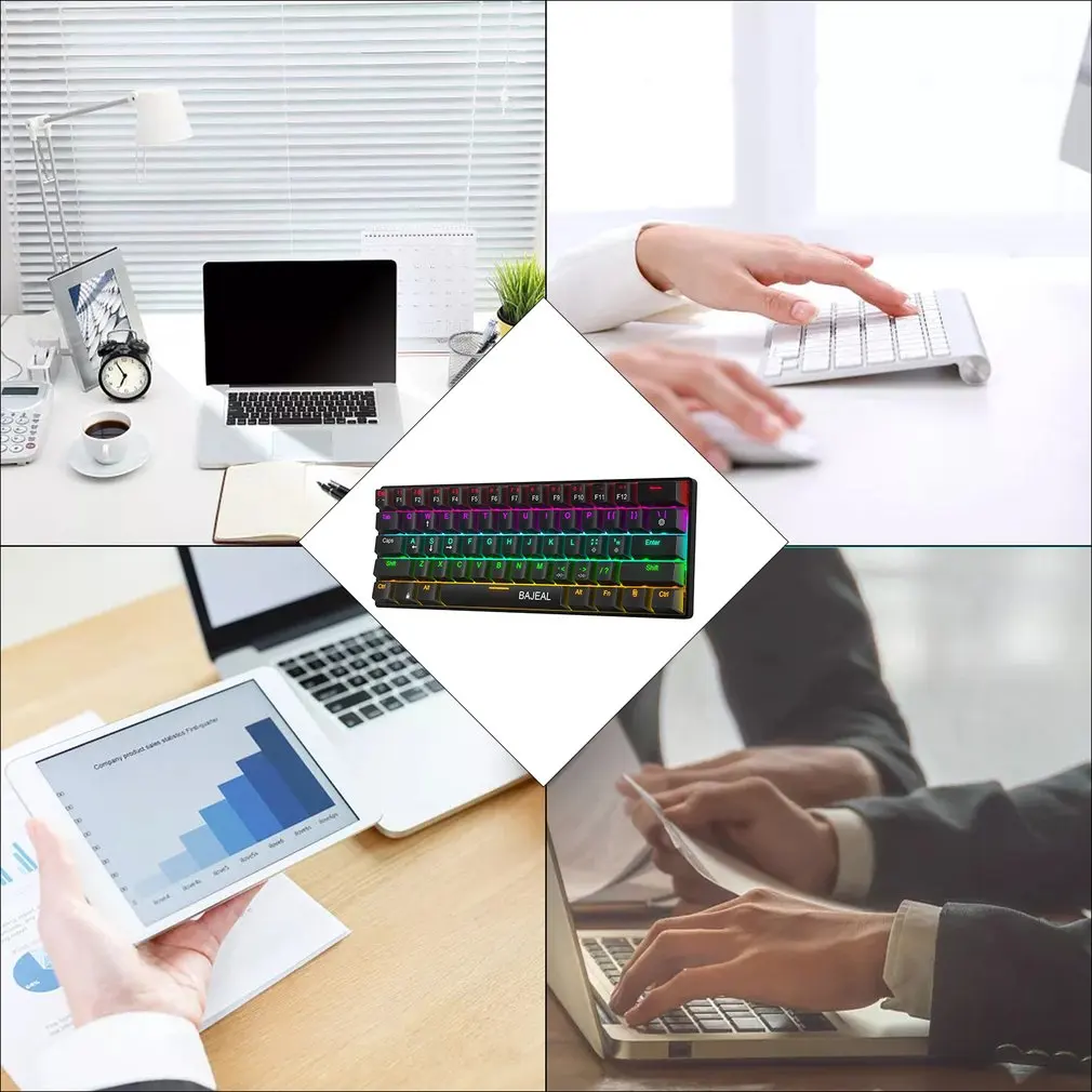 61 Key Green Axis Mechanical Wired Keyboard Multiple Rainbow Backlight Effects Game Supplies Office Supplies
61 Key Green Axis Mechanical Wired Keyboard Multiple Rainbow Backlight Effects Game Supplies Office Supplies