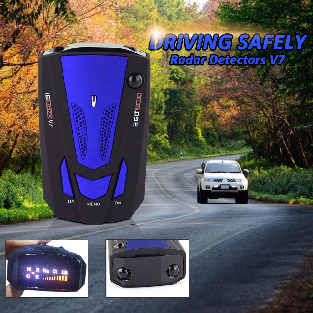 

City/Highway Mode Radar Detector 360 Degree Detection Radar Detectors with LED Display for Cars, Voice Alert and Car Speed Alarm