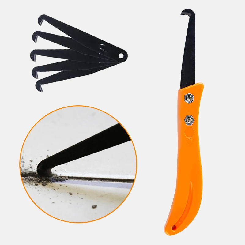 Tile Gap Repair Tool Hook Knife Professional Cleaning and Removal of Old Grout Hand Tools Tungsten Steel Joint Notcher Collator
Tile Gap Repair Tool Hook Knife Professional Cleaning and Removal of Old Grout Hand Tools Tungsten Steel Joint Notcher Collator