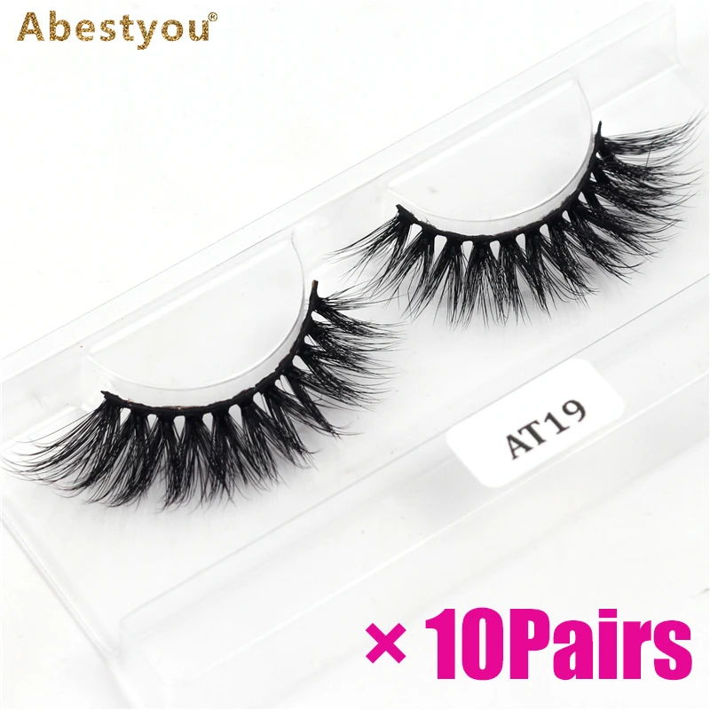 Abestyou 10pairs 3D Mink Lashes Natural Long Soft False Eyelashes Easy Apply Reusable Makeup Fluffy Short Eyelash Extensions
Abestyou 10pairs 3D Mink Lashes Natural Long Soft False Eyelashes Easy Apply Reusable Makeup Fluffy Short Eyelash Extensions