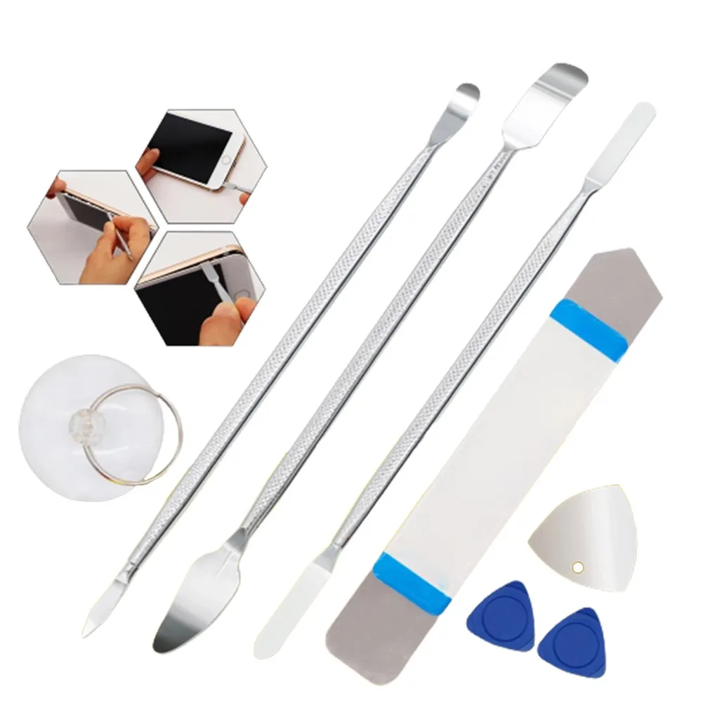8 In 1 Mobile Phone Repair Metal Spudger Prying Tool Kits Opening Repair For IPhone Samsung Smartphone Laptop Tablet Hand Tools
8 In 1 Mobile Phone Repair Metal Spudger Prying Tool Kits Opening Repair For IPhone Samsung Smartphone Laptop Tablet Hand Tools