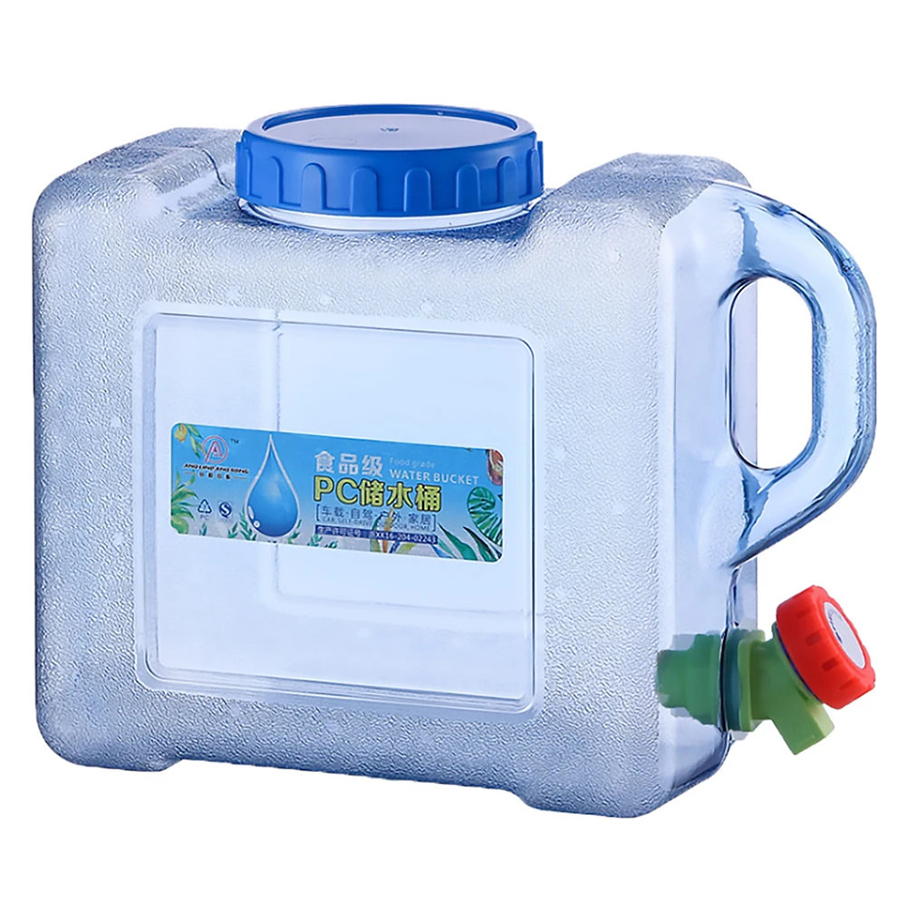 5L Outdoor Water Bucket Portable Driving Water Tank Container with Faucet for Camping Picnic Hiking Water Buckets 
5L Outdoor Water Bucket Portable Driving Water Tank Container with Faucet for Camping Picnic Hiking Water Buckets