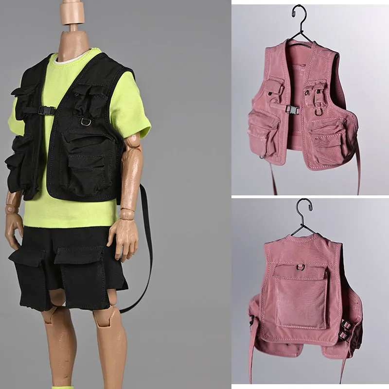 2 colors 1/6 Scale Female/Male Figure Accessory Hip Hop Trend Function Multi-pocket Tooling Vest Wind Vest Model for 12'' Body
2 colors 1/6 Scale Female/Male Figure Accessory Hip Hop Trend Function Multi-pocket Tooling Vest Wind Vest Model for 12'' Body