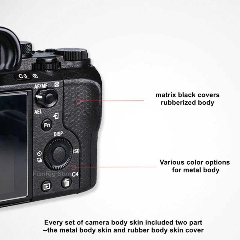 A7III A7RIII A7RII Anti-scratch Camera Cover Skin For Sony A7III A7II A7SII A7SIII A6400 A7RIV Camera Protector Sticker Film
A7III A7RIII A7RII Anti-scratch Camera Cover Skin For Sony A7III A7II A7SII A7SIII A6400 A7RIV Camera Protector Sticker Film
