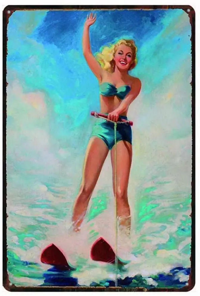 AIDANDAN Sexy Beauty Nostalgic Old Design Tin Signs Vintage Metal Tin Signs for Wall Art Decor for Home Bars Clubs Cafes 20 X 30
AIDANDAN Sexy Beauty Nostalgic Old Design Tin Signs Vintage Metal Tin Signs for Wall Art Decor for Home Bars Clubs Cafes 20 X 30