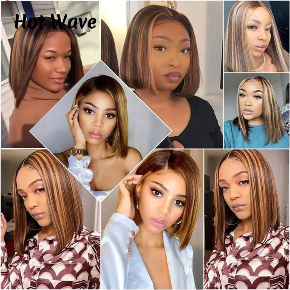 Part Highlight Wig Short Bob Lace Closure Human Hair Wigs For Black Women 8-14inch Brazilian Hair 4x4 Lace Closure Wig Remy Hair
Part Highlight Wig Short Bob Lace Closure Human Hair Wigs For Black Women 8-14inch Brazilian Hair 4x4 Lace Closure Wig Remy Hair