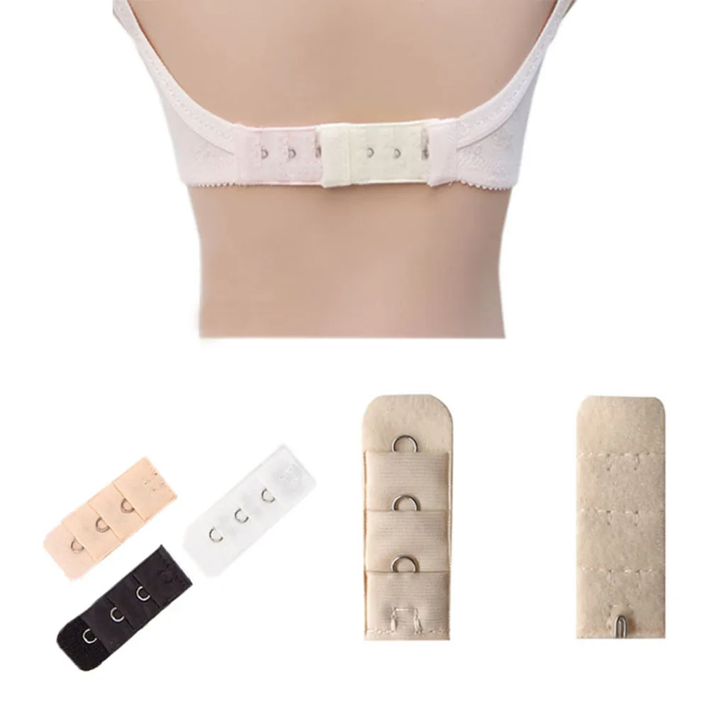 Ladies Soft Elastic Extender Women Nylon Clasp 1 Rows 3 Hooks Bra Extension 
Ladies Soft Elastic Extender Women Nylon Clasp 1 Rows 3 Hooks Bra Extension