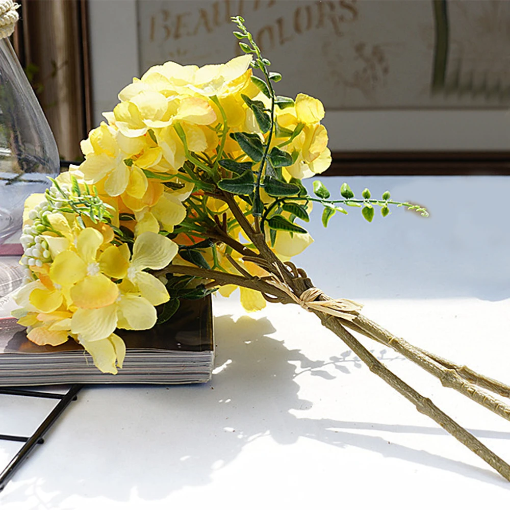 Silk Hydrangeas Artificial Flowers Wedding Bundle For Bride Bouquet Silk Blooming Peony Flowers Home Decoration
Silk Hydrangeas Artificial Flowers Wedding Bundle For Bride Bouquet Silk Blooming Peony Flowers Home Decoration