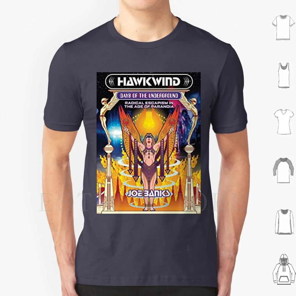 Художественные дни подземной футболки хлопковая Футболка с принтом Hawkwind дни подземной прогрессивной музыкальной группы Hawkwind
Художественные дни подземной футболки хлопковая Футболка с принтом Hawkwind дни подземной прогрессивной музыкальной группы Hawkwind