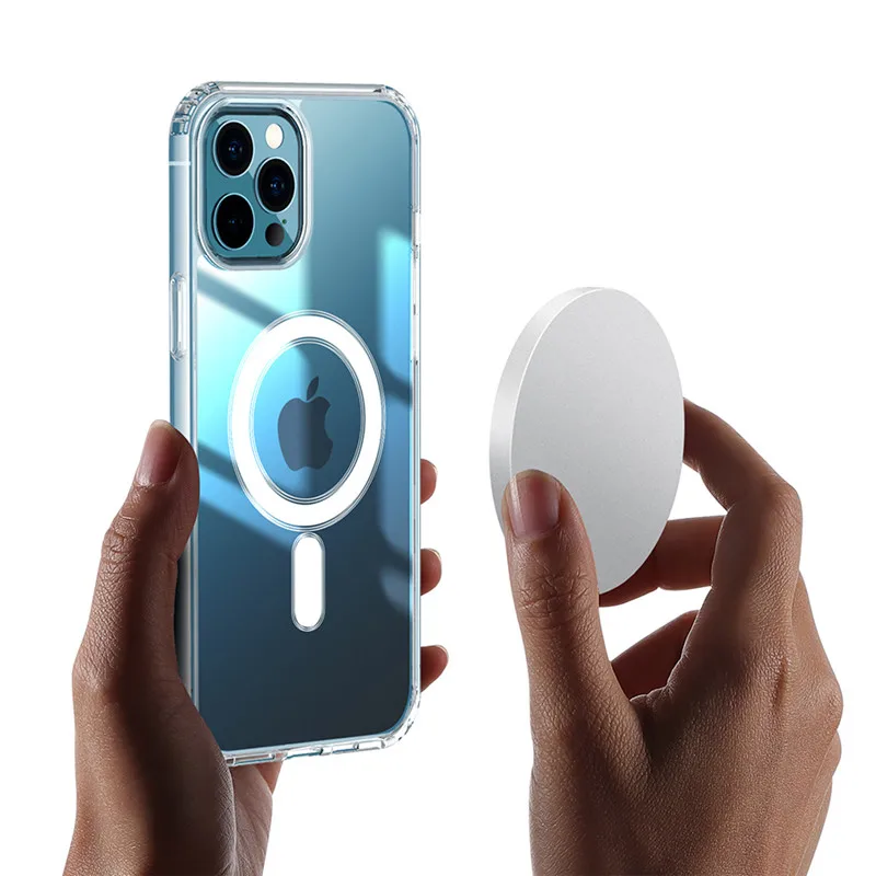 Wireless Charging Magnet for iPhone 12 Pro Max 12 Mini Mobile Phone Case Clear Strong Magnetic Leather Cover for Magsafe
Wireless Charging Magnet for iPhone 12 Pro Max 12 Mini Mobile Phone Case Clear Strong Magnetic Leather Cover for Magsafe