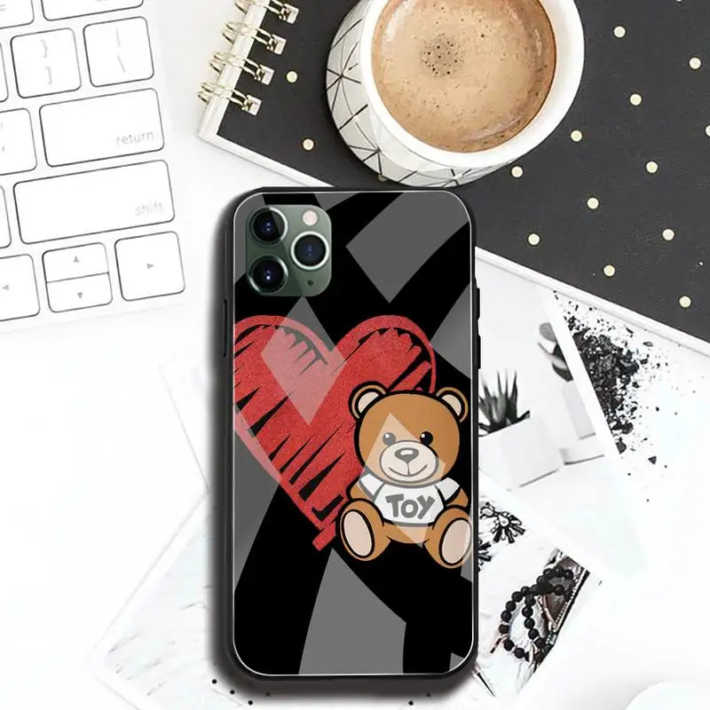 Luxury brand Italian toy bear Phone Case Tempered Glass For iPhone 12 pro max mini 11 Pro XR XS MAX 8 X 7 6S 6 Plus SE 2020 case
Luxury brand Italian toy bear Phone Case Tempered Glass For iPhone 12 pro max mini 11 Pro XR XS MAX 8 X 7 6S 6 Plus SE 2020 case