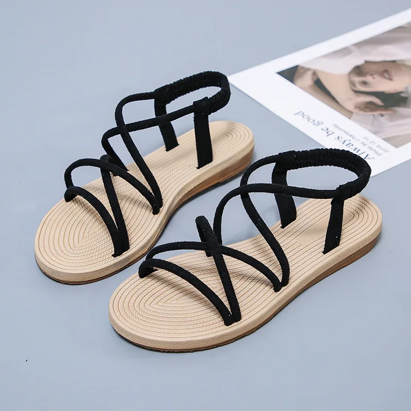 2021 New Stylish Women's Sandals Summer Flat Sandals Shoes Women's Comfortable Cross Tie Outdoor Vacation Beach Sandals Footware
2021 New Stylish Women's Sandals Summer Flat Sandals Shoes Women's Comfortable Cross Tie Outdoor Vacation Beach Sandals Footware