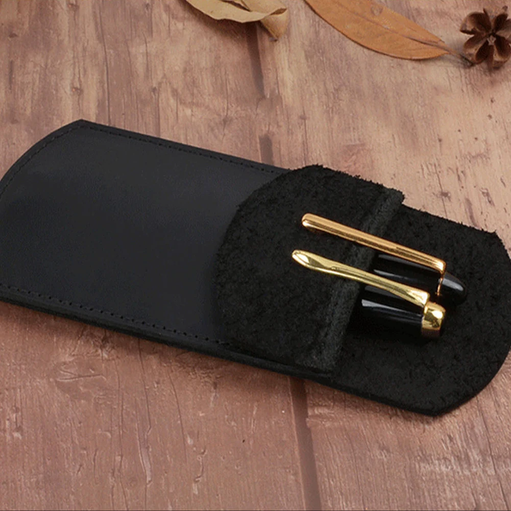 Durable Retro Office Handmade PU Leather Student Work Essentials Pouch Portable Pocket Protector Pen Holder Pencil Case 
Durable Retro Office Handmade PU Leather Student Work Essentials Pouch Portable Pocket Protector Pen Holder Pencil Case