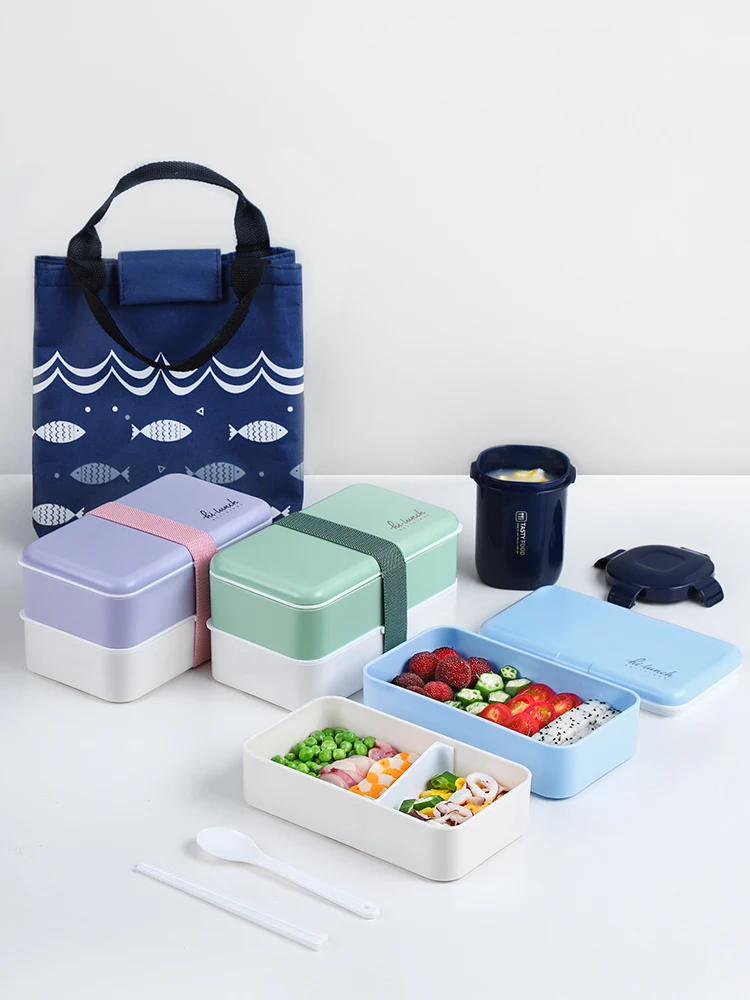 Японский двойной контейнер bento, Женский пластиковый герметичный небольшой Ланч-бокс для микроволновой печи с подогревом, набор для офисных ...
Японский двойной контейнер bento, Женский пластиковый герметичный небольшой Ланч-бокс для микроволновой печи с подогревом, набор для офисных ...