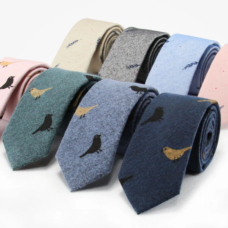 Men Cotton Tie Cartoon Animal Bird Casual Necktie Cute Pattern Narrow Blue Grey Necktie for School Accessories
Men Cotton Tie Cartoon Animal Bird Casual Necktie Cute Pattern Narrow Blue Grey Necktie for School Accessories