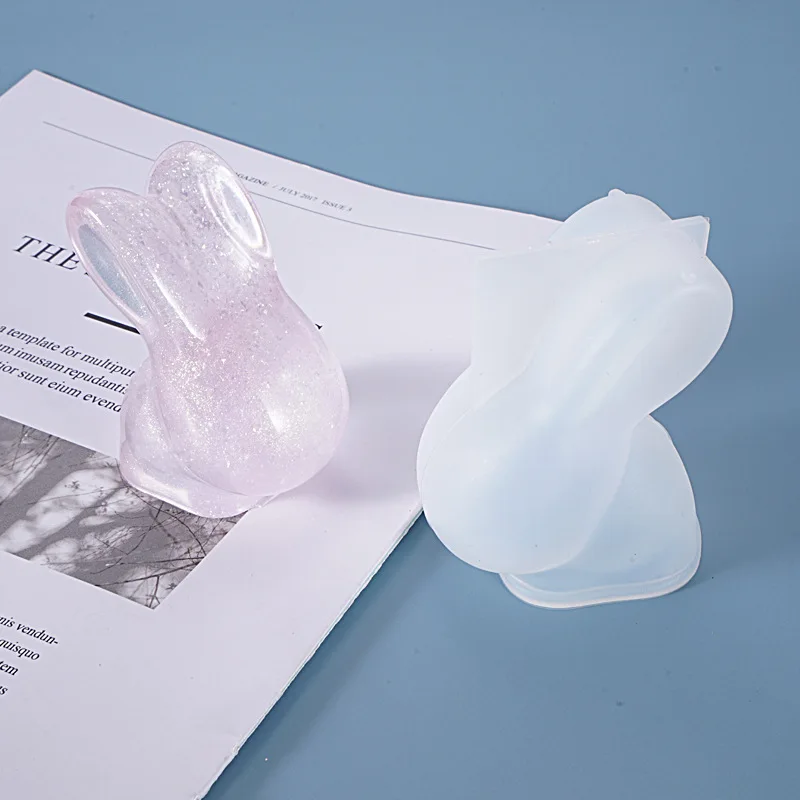 DIY Crystal Epoxy Resin Mold Three-dimensional Rabbit Long-eared Rabbit Silicone Mold For Resin
DIY Crystal Epoxy Resin Mold Three-dimensional Rabbit Long-eared Rabbit Silicone Mold For Resin