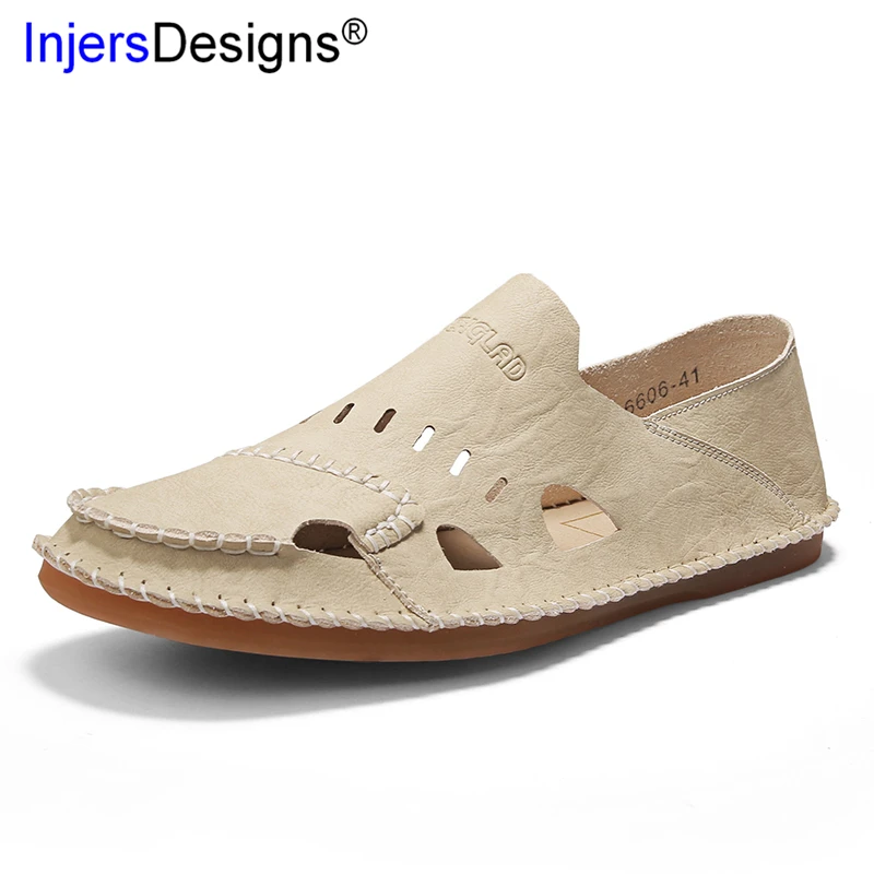 Summer Men Shoes Hollow Out Breathable Sandals Slip-On Comfortable Handmade Loafers Soft Light Fashion Driving Shoes New Arrival
Summer Men Shoes Hollow Out Breathable Sandals Slip-On Comfortable Handmade Loafers Soft Light Fashion Driving Shoes New Arrival