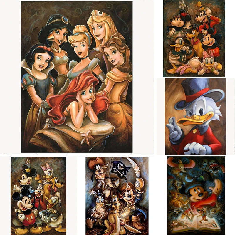 Настенный постер и принты Disney с Микки Маусом и Дональдом, Картина на холсте с Микки Маусом, Настенная картина для детской комнаты, домашний д...
Настенный постер и принты Disney с Микки Маусом и Дональдом, Картина на холсте с Микки Маусом, Настенная картина для детской комнаты, домашний д...