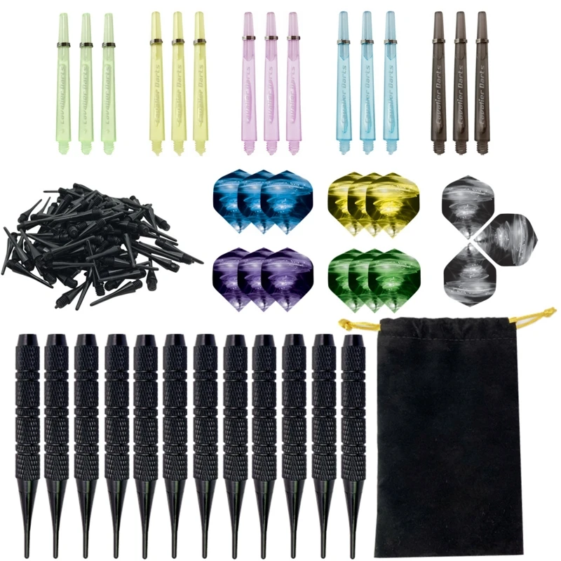 12pcs Tip Darts PC Shaft with 36 Nylon Soft Tips for Electronic Plastic Dartboard Indoor Outdoor Games
12pcs Tip Darts PC Shaft with 36 Nylon Soft Tips for Electronic Plastic Dartboard Indoor Outdoor Games