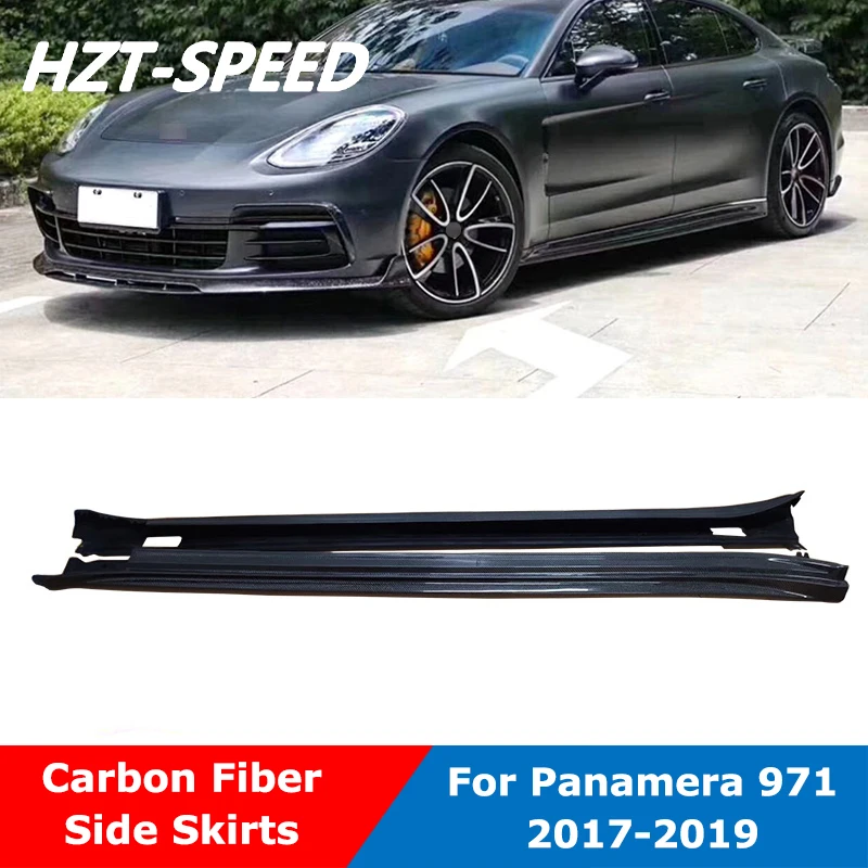 Carbon Fiber Car Side Skirts Extensions Lip Apron For Porsche Panamera 971 Modify 2017-2019
Carbon Fiber Car Side Skirts Extensions Lip Apron For Porsche Panamera 971 Modify 2017-2019