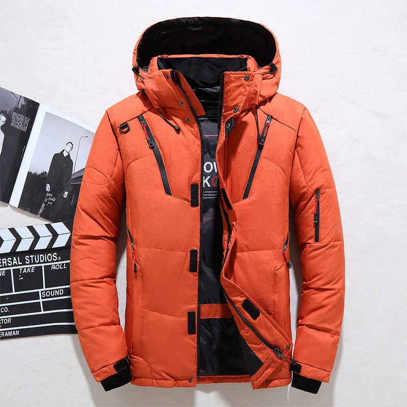 Large down jacket men's short thickened outdoor winter clothes hooded youth warm white duck down jacket men's down jacket
Large down jacket men's short thickened outdoor winter clothes hooded youth warm white duck down jacket men's down jacket