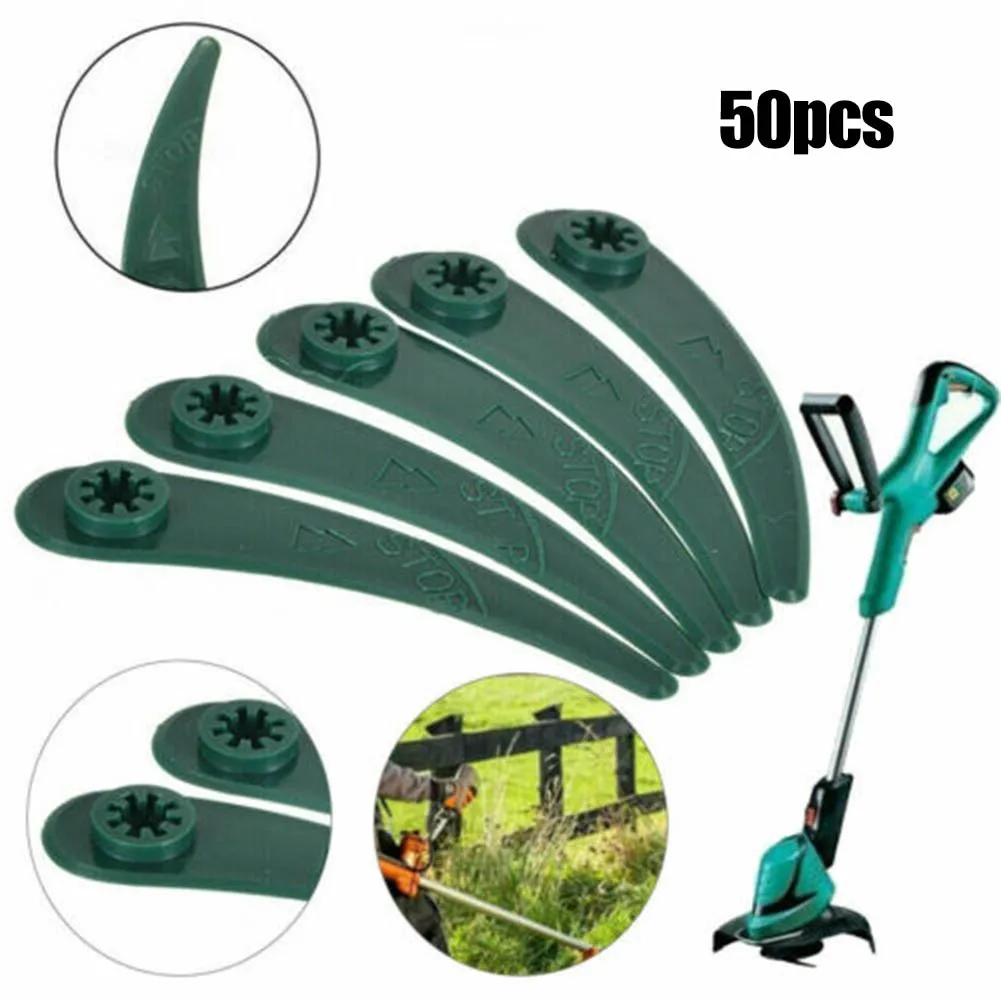50Pcs Grass Strimmer Trimmer Blades For Bosch ART 23-18 Li/26-18 Lawn Mower Replacement Lawn Mower Plastic Cutter Blades Garden
50Pcs Grass Strimmer Trimmer Blades For Bosch ART 23-18 Li/26-18 Lawn Mower Replacement Lawn Mower Plastic Cutter Blades Garden