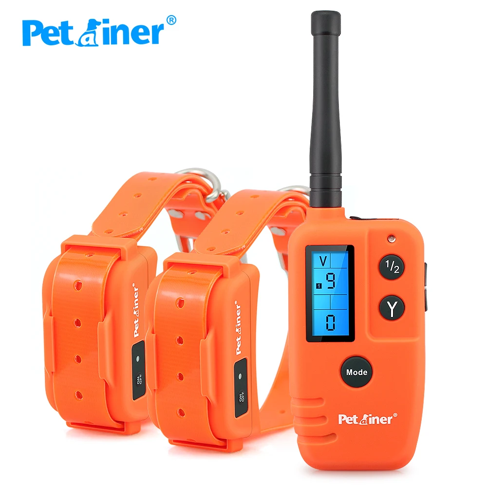 Petrainer 910T 2 500 м перезаряжаемый и водонепроницаемый звуковой сигнал для собак